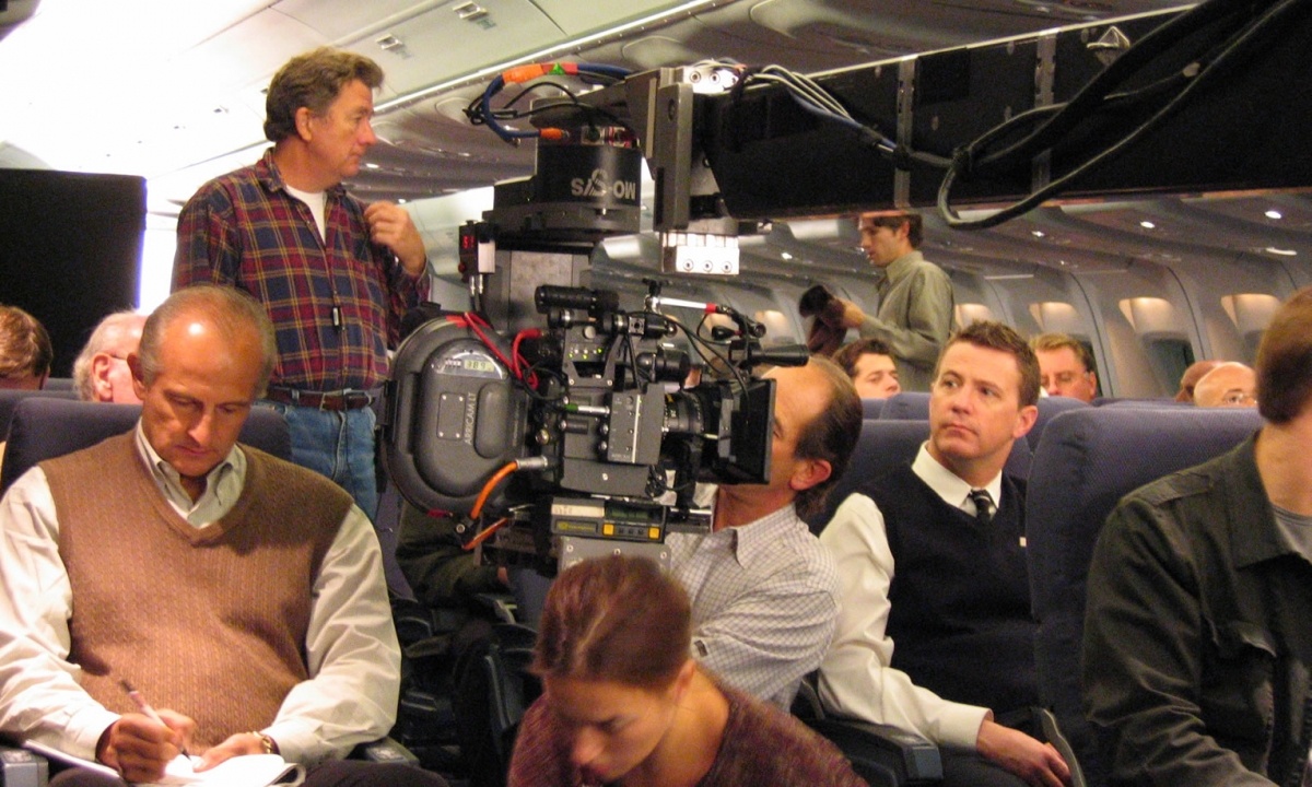 Shooting scene with Mo-Sys Lambda for air travel thriller Flight Plan starring Jodie Foster