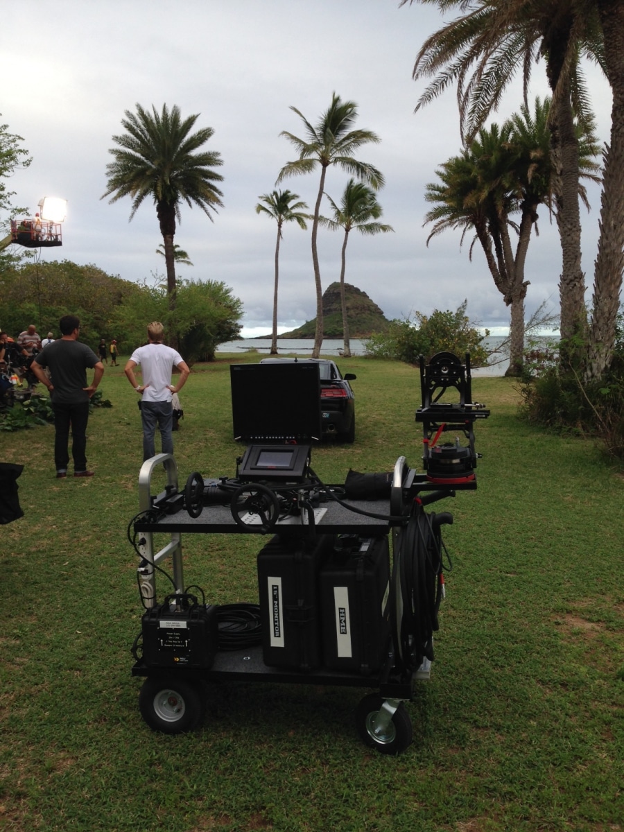 Mo-Sys L40 on set in Hawaii