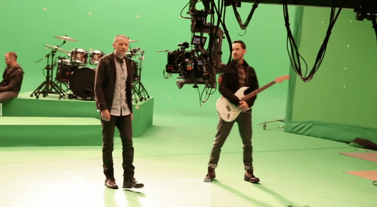 Music video shoot for Linkin Park's "Castle of Glass"