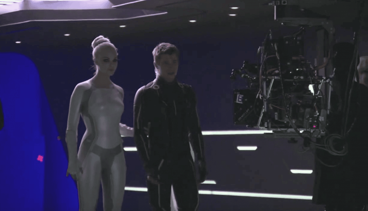 Shooting scene for Tron: Legacy with Mo-Sys Lambda.
