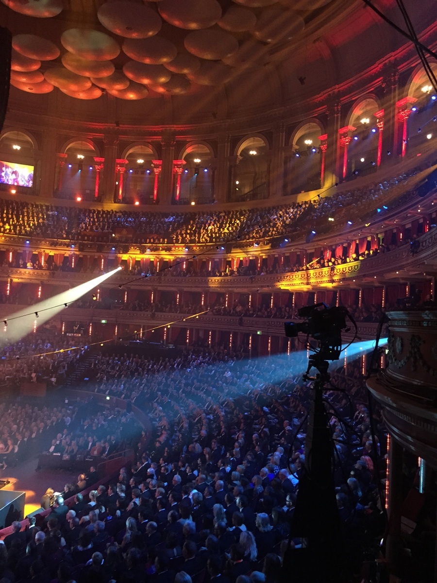 Mo-Sys B20 in a TowerCam setup filming Royal Variety Performance 2015 at Royal Albert Hall.