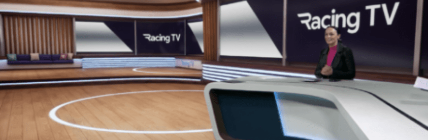 Racing TV migrates to a new virtual studio