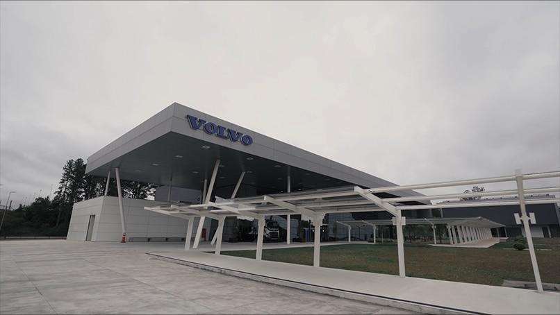 Volvo factory in Brazil where MAXI used StarTracker for Corporate Virtual Production