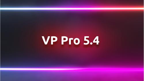 VP Pro 5.4.0 Release | Mo-Sys