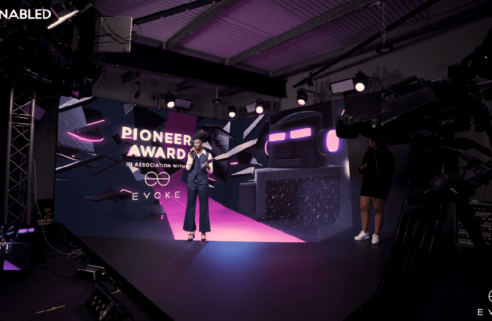 EVOKE utilises Mo-Sys extended reality technology for 2020 AIM Awards poster