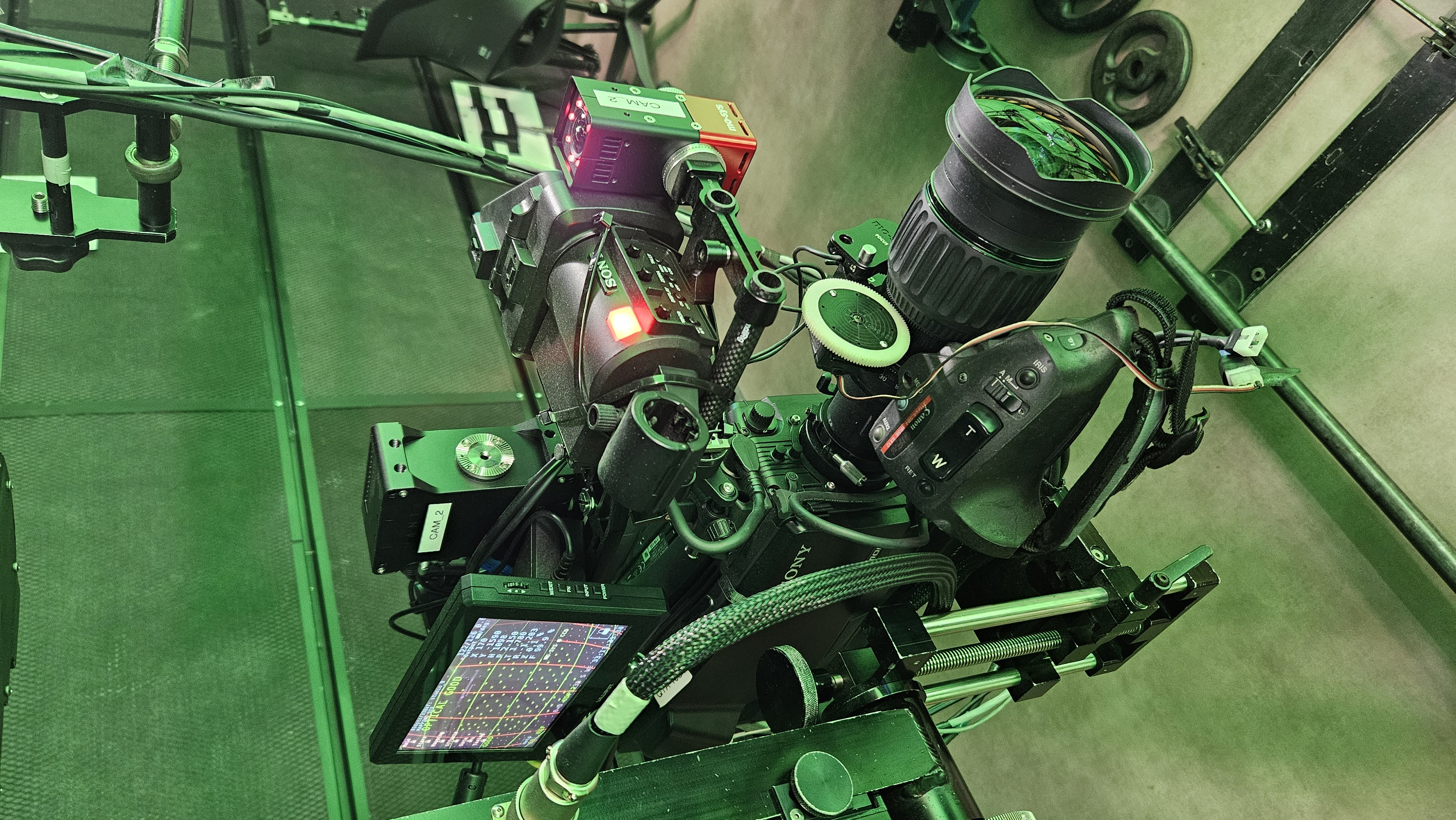 Mo-Sys StarTracker Max in use in the Quanta Studio