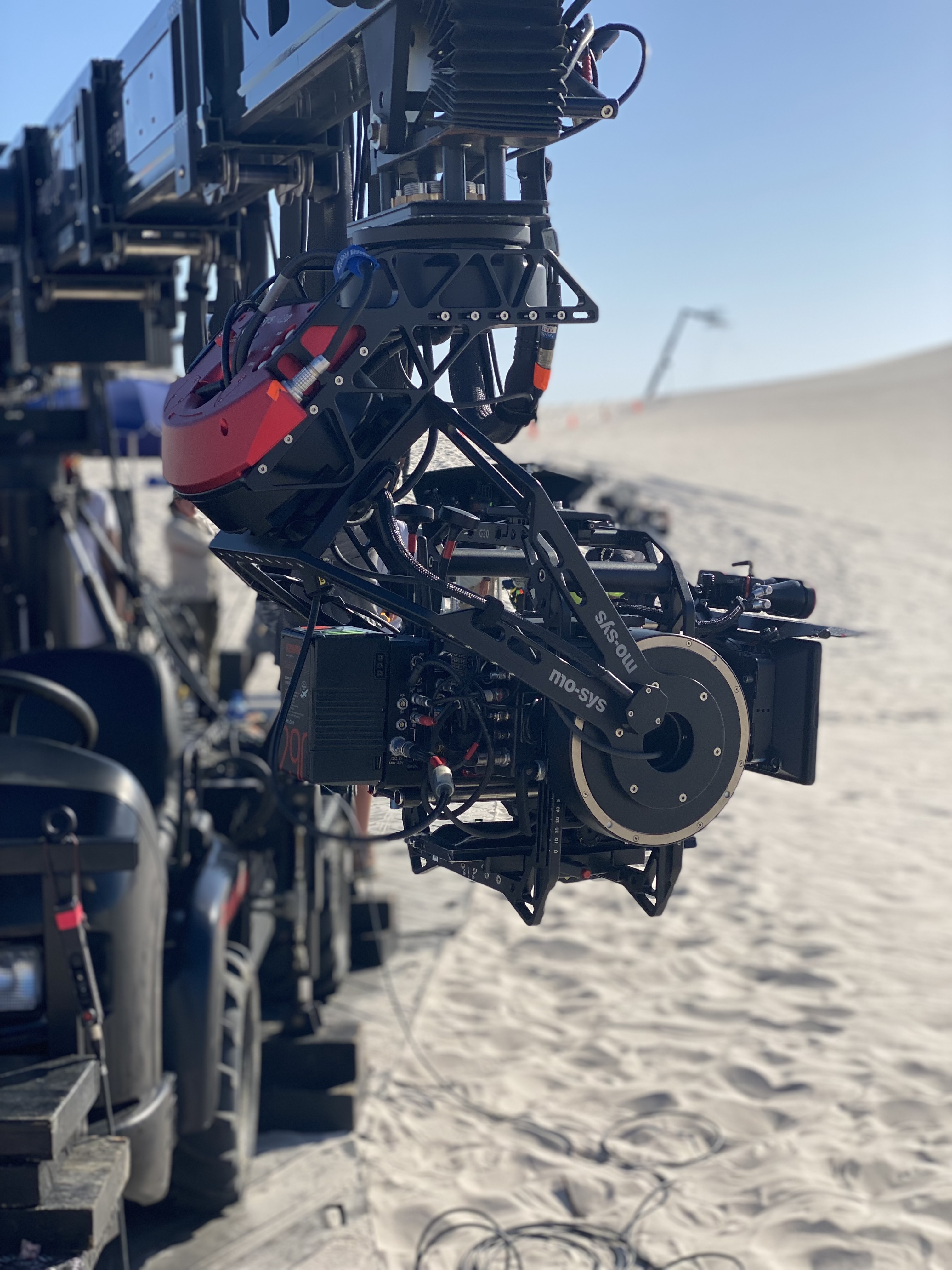Jim van Dijk using his G30 on ‘Wheel of Time’ Season 3