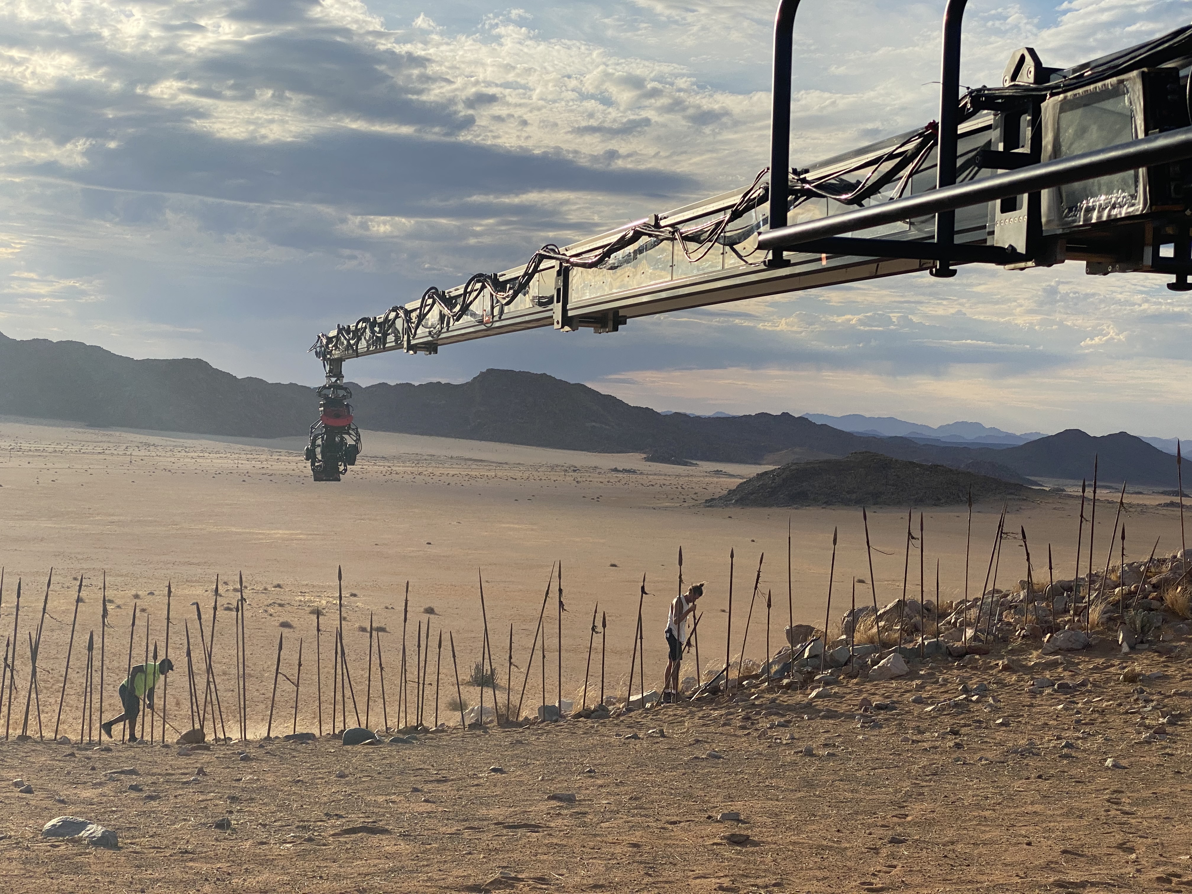 Jim van Dijk using his G30 on ‘Wheel of Time’ Season 3