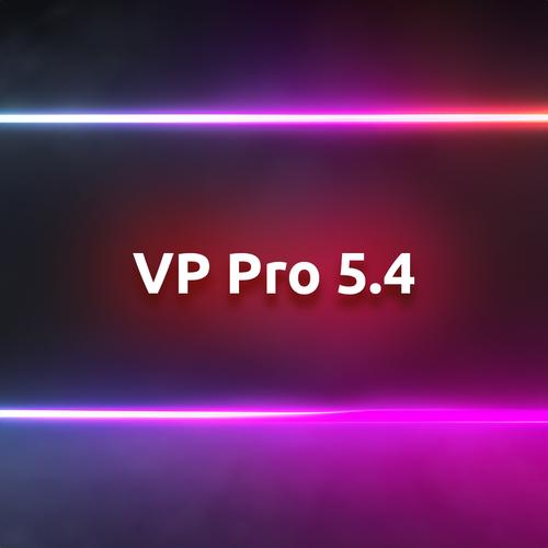 VP Pro 5.4 Release notes